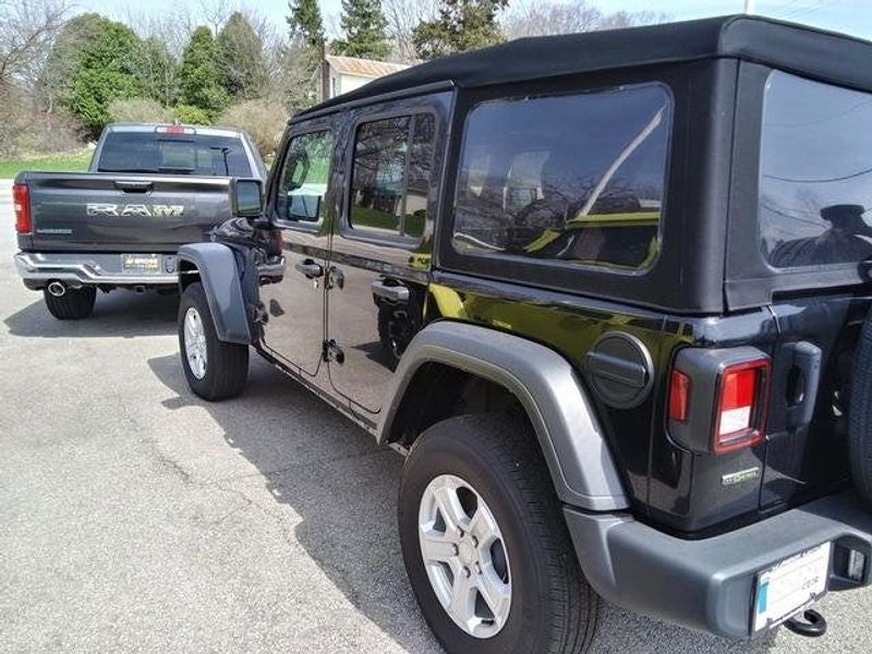 2023 Jeep Wrangler — rear three-quarter view