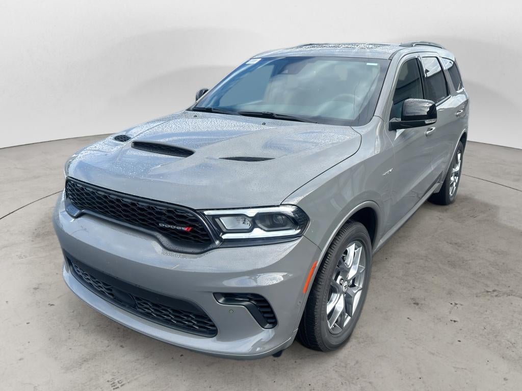 2026 Dodge Durango DURANGO GT PLUS AWD HEMI V8 in Destroyer Gray Clear-Coat Exterior Paint — front three-quarter view