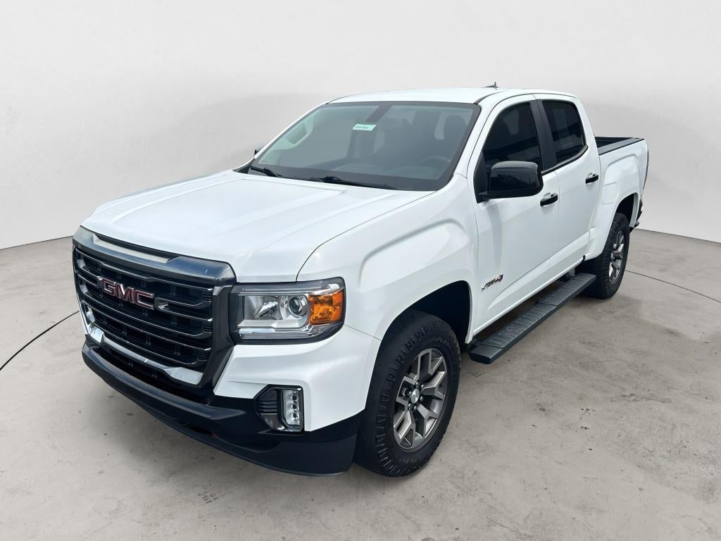 2022 GMC Canyon 4WD Crew Cab Short Box AT4 - Cloth in Summit White — front three-quarter view