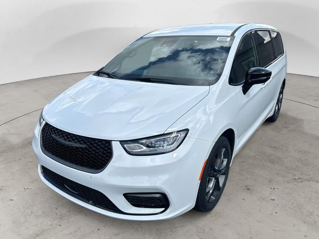 2026 Chrysler Pacifica PACIFICA SELECT in Bright White Clear-Coat Exterior Paint — front three-quarter view