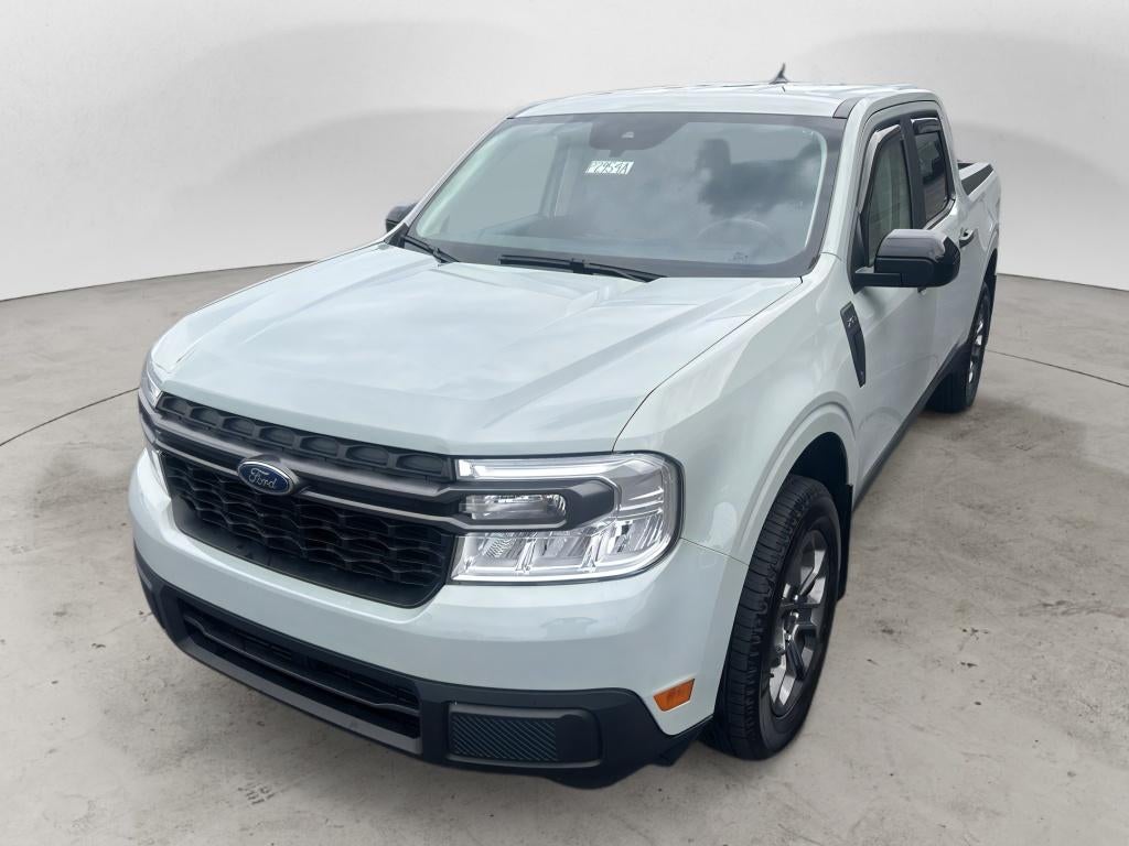 2024 Ford Maverick XLT in Cactus Gray — front three-quarter view
